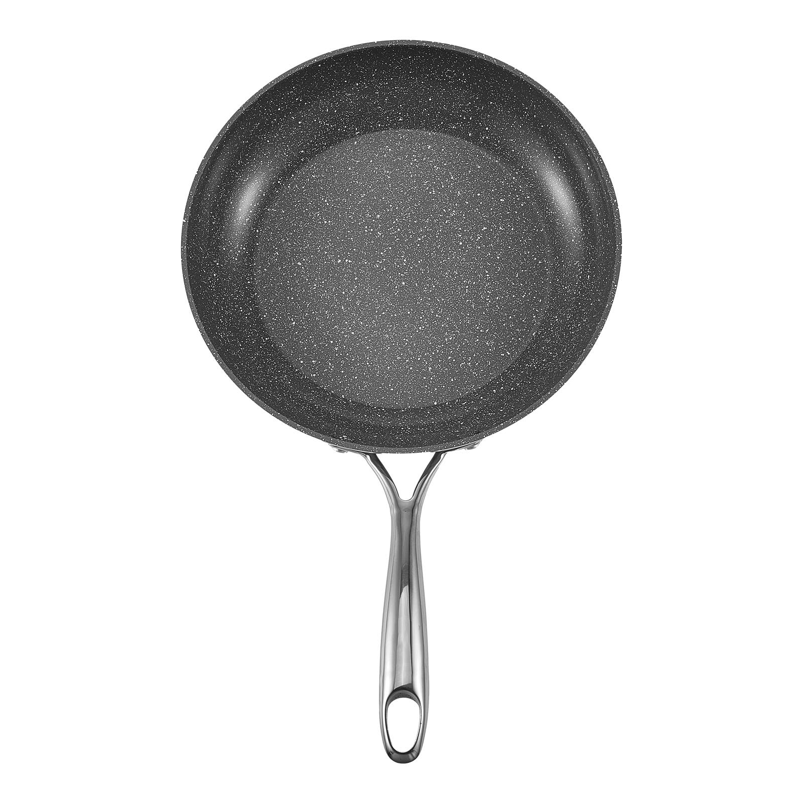 Aluminium Frying Pan Set Non Stick Coating Grey Kitchenware_voghion.com